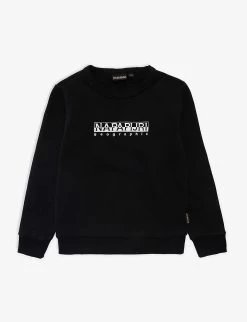 Napapijri Box Logo-print Cotton-blend Sweatshirt 6-16 Years