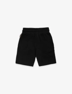 Napapijri Box Logo-print Cotton-blend Shorts 6-16 Years -Kid Couture R04167510 BLACKLOGO ALT02