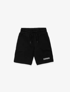 Napapijri Box Logo-print Cotton-blend Shorts 6-16 Years
