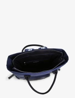 Kenzo Logo-embroidered Canvas Changing Bag -Kid Couture R04167532 NAVY ALT03
