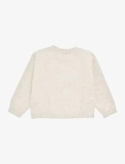 Kenzo Logo-print Melange Cotton-blend Sweatshirt 6 Months-4 Years 5 Kenzo Logo-print Melange Cotton-blend Sweatshirt 6 Months-4 Years -Kid Couture R04167541 WICKER ALT02