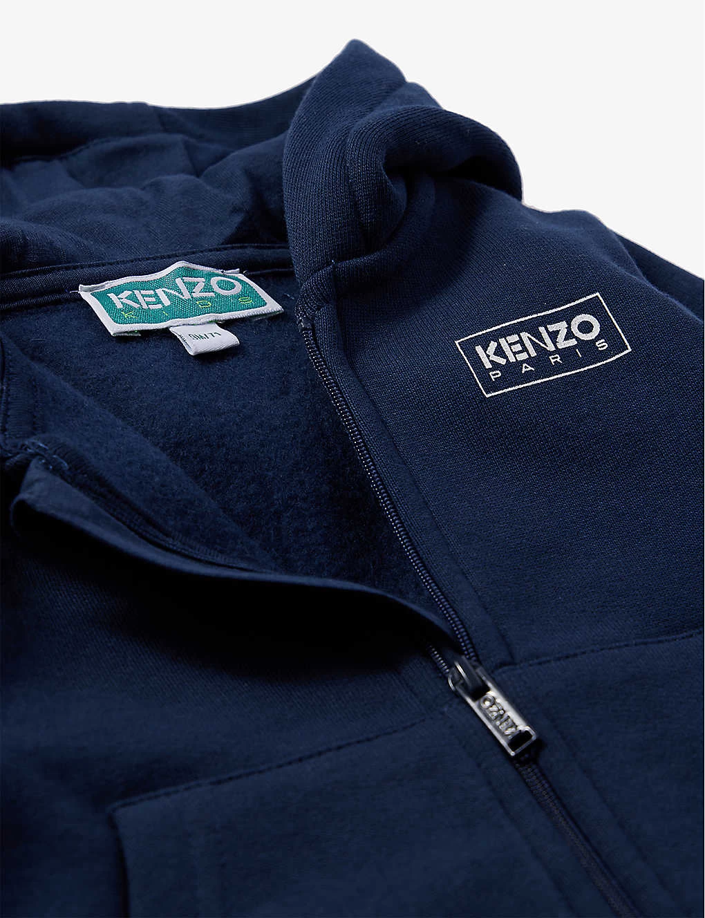 Kenzo Brand-print Zipped Cotton-jersey Hoody 6 Months - 4 Years 2 Kenzo Brand-print Zipped Cotton-jersey Hoody 6 Months - 4 Years - Image 2