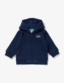Kid Couture 13 Kenzo Brand-print Zipped Cotton-jersey Hoody 6 Months - 4 Years