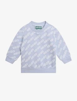 Kenzo Logo-print Long-sleeve Cotton-jersey Sweatshirt 6 Months-4 Years