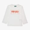 Kenzo Logo-print Long-sleeved Cotton-jersey T-shirt 6 Months-4 Years
