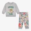Kenzo Varsity Tiger-motif Cotton-jersey Tracksuit 6 Months - 4 Years