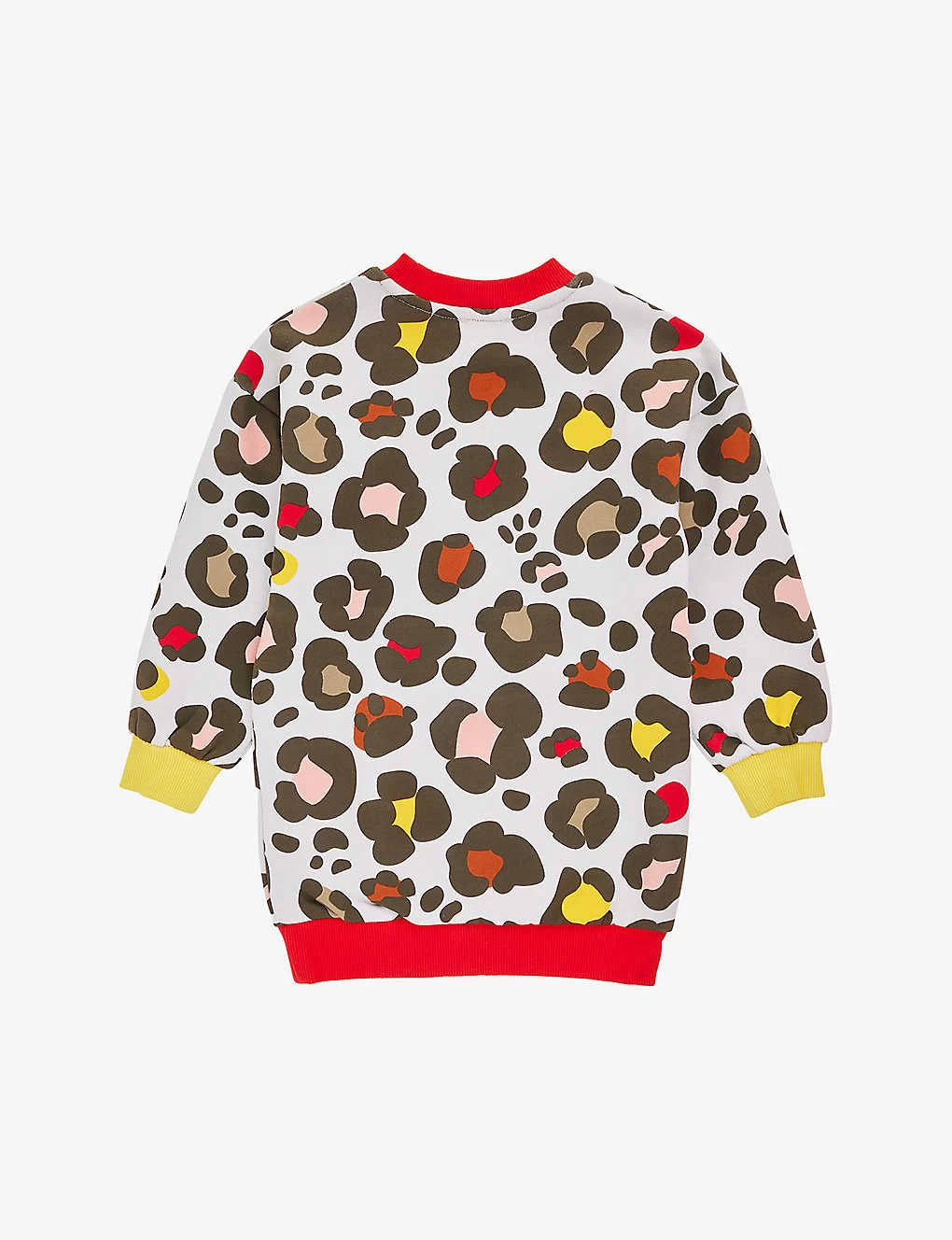 Kenzo Logo-patch Animal-print Cotton-blend Dress 4-14 Years 3 Kenzo Logo-patch Animal-print Cotton-blend Dress 4-14 Years - Image 3