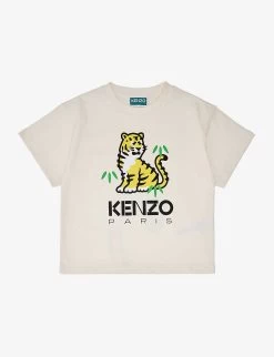 Kenzo Logo-print Short-sleeve Cotton-jersey T-shirt 4-14 Years