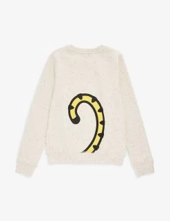 Kenzo Graphic-print Cotton-blend Sweatshirt 5 Kenzo Graphic-print Cotton-blend Sweatshirt -Kid Couture R04167582 WICKER ALT02