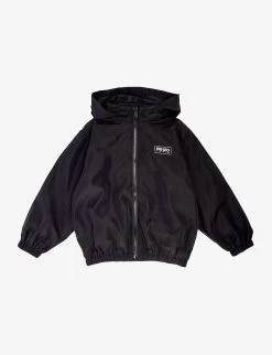 Kenzo Logo-print Long-sleeve Jersey Hoody 6-12 Years