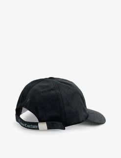 Juicy Couture Diamante-logo Velour Cap -Kid Couture R04168200 JETBLACK ALT02