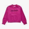 Juicy Couture Logo-print Long-sleeve Cotton-blend Sweatshirt 3-16 Years