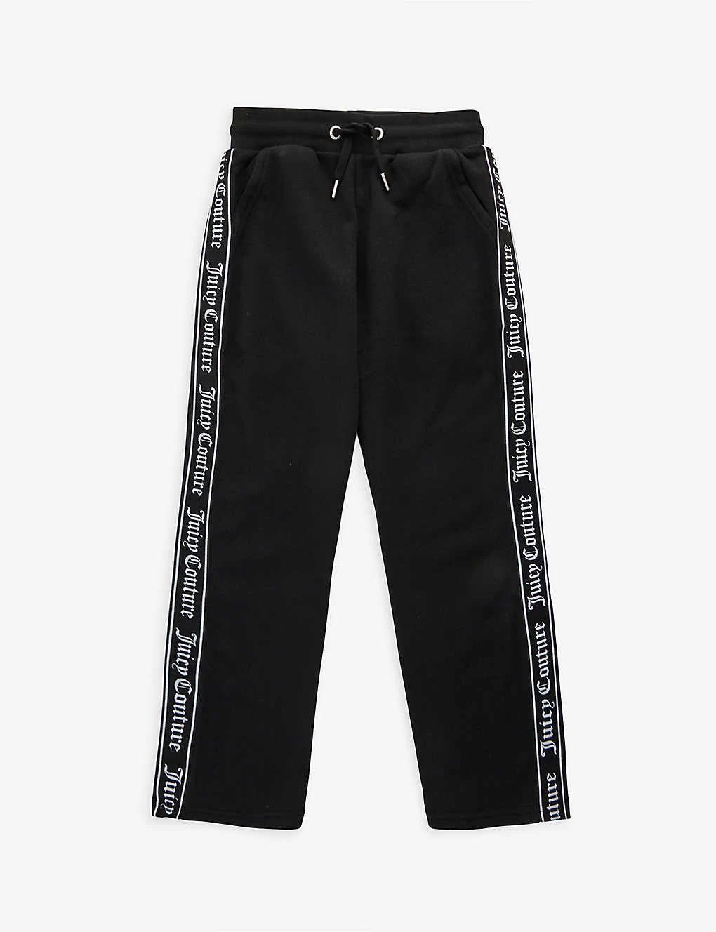 Juicy Couture Brand-tape Wide-leg Cotton-blend Jogging Bottoms 3-16 Years 1 Juicy Couture Brand-tape Wide-leg Cotton-blend Jogging Bottoms 3-16 Years