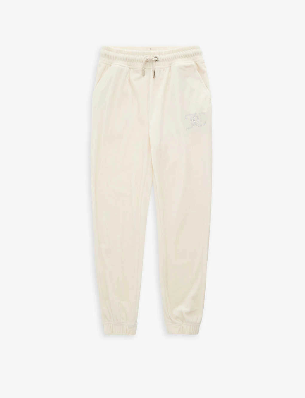 Juicy Couture Rhinestone-embellished Regular-fit Stretch-velour Jogging Bottoms 7-16 Years 1 Juicy Couture Rhinestone-embellished Regular-fit Stretch-velour Jogging Bottoms 7-16 Years