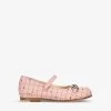 Gucci Aisha Checked Woven Ballet Flats 6 Months-5 Years