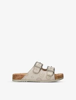 Gucci Sideline Monogram-print Canvas Sandals 4-8 Years