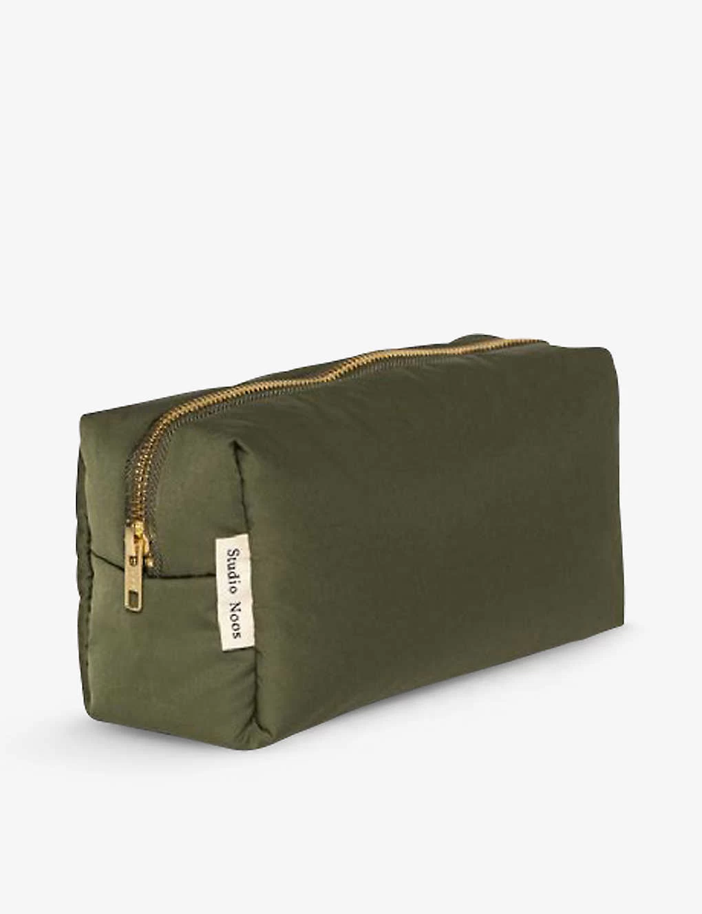 Brand-tag Embroidered-logo Woven Puffy Pouch 2 Brand-tag Embroidered-logo Woven Puffy Pouch - Image 2