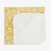 Versace Baroque-print Logo-embroidered Stretch Cotton-jersey Blanket