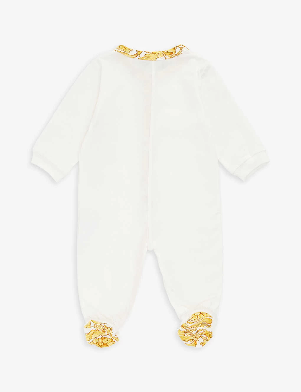 Versace Logo Graphic-print Stretch-cotton Babygrow 0-9 Months 3 Versace Logo Graphic-print Stretch-cotton Babygrow 0-9 Months - Image 3
