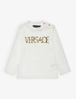 Versace Logo-print Cotton-jersey T-shirt 6-24 Months