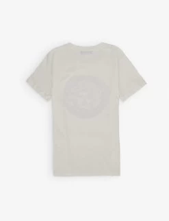 Versace Crystal-embellished Cotton-jersey T-shirt 12-14 Years -Kid Couture R04170773 WHITEMULTICOLOR ALT02