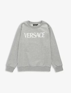 Versace Logo-print Cotton-jersey T-shirt