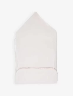 FENDI FF Logo-embroidered Padded Cotton-jersey Sleeping Bag -Kid Couture R04174902 BABYPINK ALT02