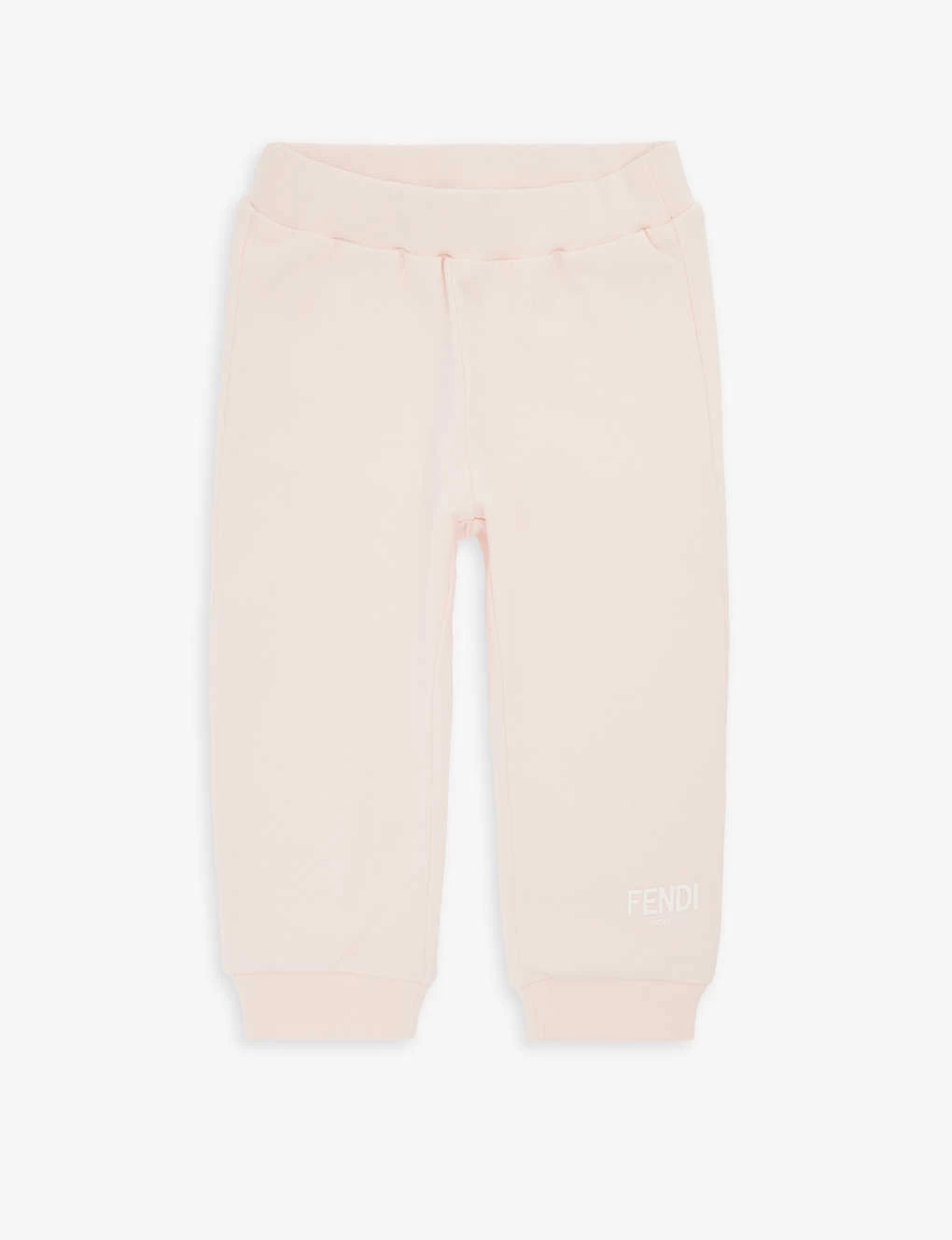 FENDI Logo-embroidered Elasticated-waist Stretch-cotton Jogging Bottoms 9-24 Months 1 FENDI Logo-embroidered Elasticated-waist Stretch-cotton Jogging Bottoms 9-24 Months