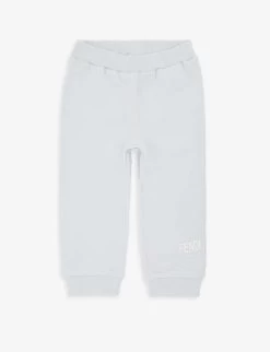 FENDI Logo-print Straight-leg Cotton-jersey Jogging Bottoms 6-24 Months