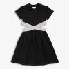 FENDI Cut-out-waist Logo-print Cotton-jersey Dress 8-12 Years