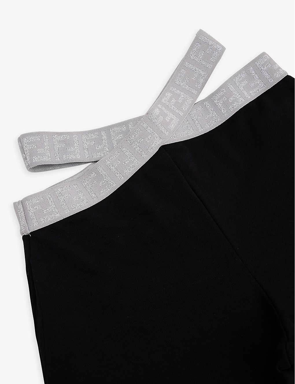 FENDI Metallic-weave Cotton-jersey Trousers 2 FENDI Metallic-weave Cotton-jersey Trousers - Image 2