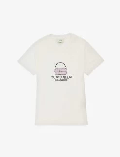 FENDI Brand-embroidered Cotton-jersey T-shirt 4-12 Years