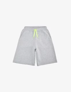 FENDI Logo-print Cotton-jersey Shorts 8-12 Years