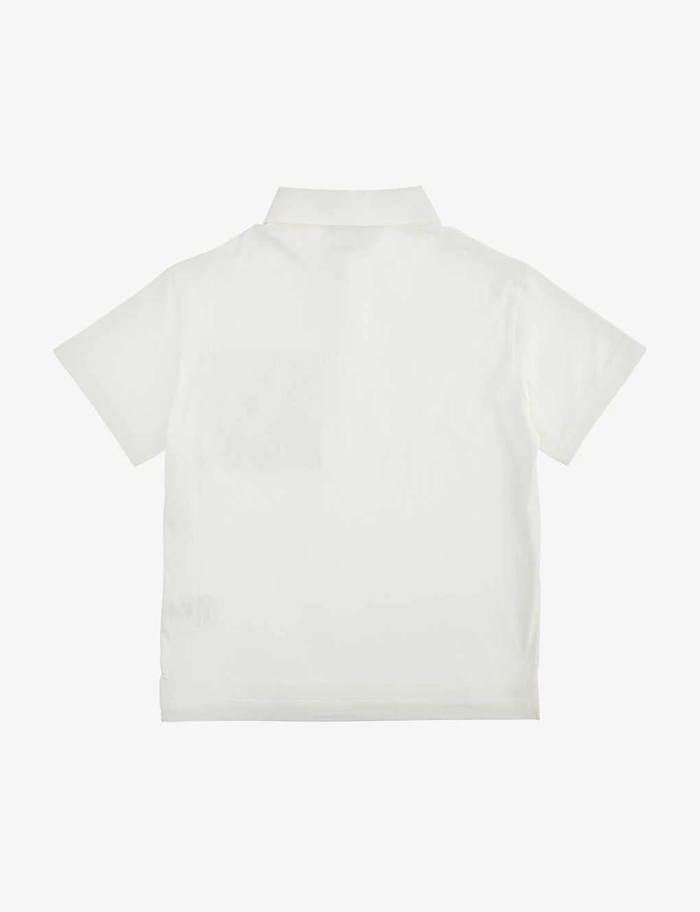 FENDI Monogram-pattern Short-sleeve Cotton Polo Shirt 4-12 Years 3 FENDI Monogram-pattern Short-sleeve Cotton Polo Shirt 4-12 Years - Image 3