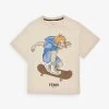 FENDI Graphic-print Cotton-jersey T-shirt 6-12 Years