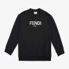 FENDI Logo-print Cotton-jersey Sweatshirt 4-12 Years