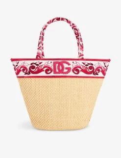 Dolce & Gabbana Borsa Kids Cotton-blend Tote Bag