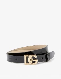 Dolce & Gabbana Logo-buckle Leather Belt
