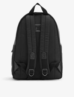 Dolce & Gabbana Zaino Logo-embroidered Kids Nylon Backpack -Kid Couture R04179926 NERO ALT02