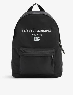 Dolce & Gabbana Zaino Logo-embroidered Kids Nylon Backpack
