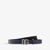 Dolce & Gabbana Cintura Dritta Brand-plaque Stretch-woven Belt