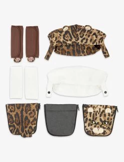 Dolce & Gabbana Marsupio Leopard-print Cotton-blend Baby Carrier -Kid Couture R04179930 VARIANTEABBINATA ALT05