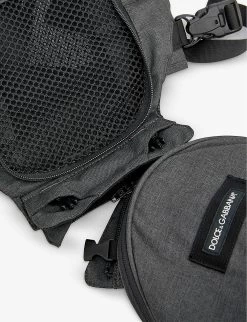 Dolce & Gabbana Marsupio Leopard-print Cotton-blend Baby Carrier -Kid Couture R04179930 VARIANTEABBINATA ALT09