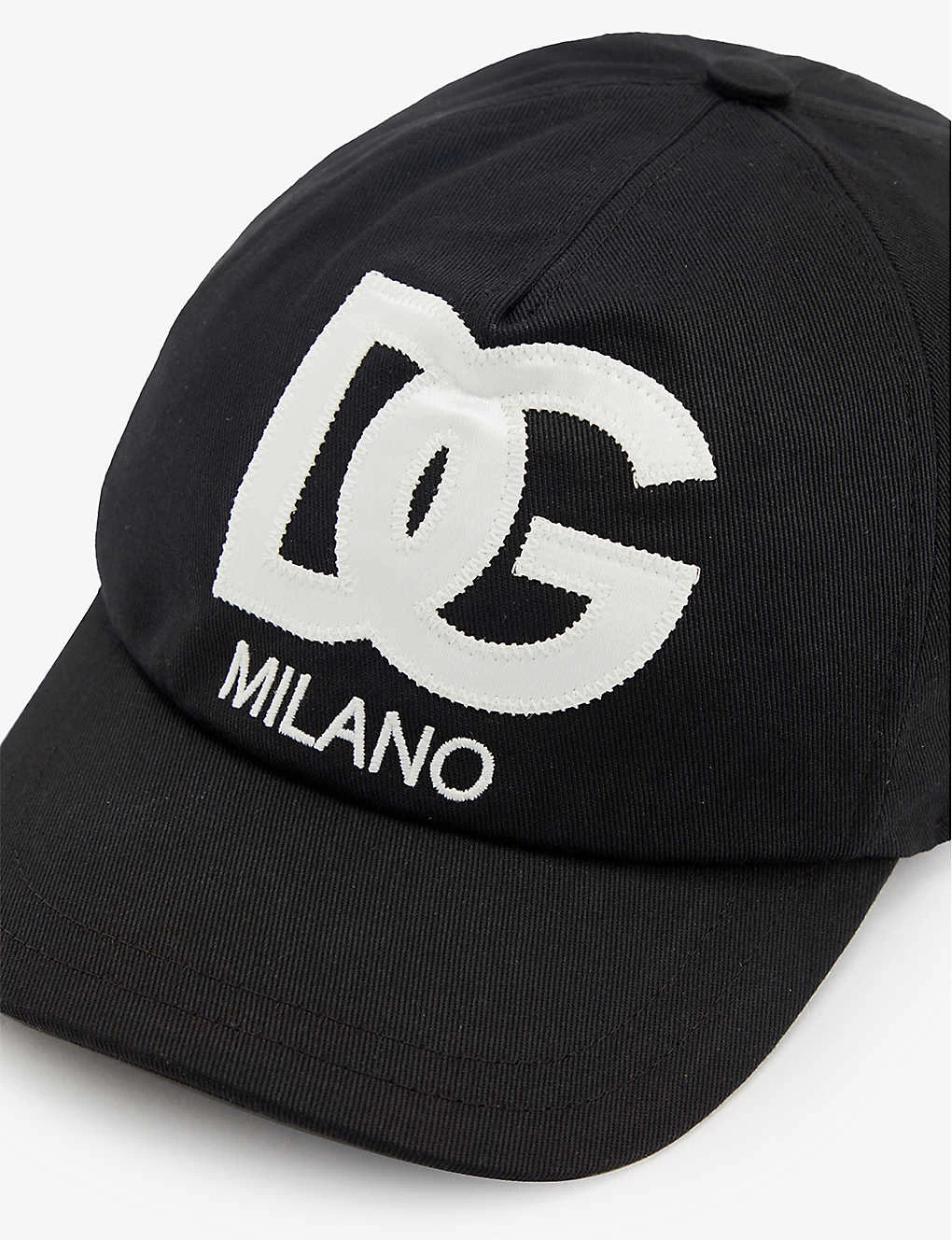 Dolce & Gabbana Cappello Logo-embroidered Cotton-twill Cap 2 Dolce & Gabbana Cappello Logo-embroidered Cotton-twill Cap - Image 2