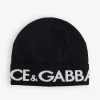 Dolce & Gabbana Cappello In Maglia Logo-embroidered Wool-knit Beanie