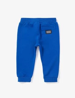 Dolce & Gabbana Pantalone Logo-plaque Cotton-jersey Jogging Bottoms 12-30 Months 5 Dolce & Gabbana Pantalone Logo-plaque Cotton-jersey Jogging Bottoms 12-30 Months -Kid Couture R04179941 BLUETTESCURO ALT02