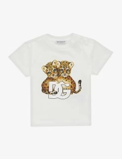Dolce & Gabbana Graphic-print Cotton-jersey T-shirt 9-30 Months