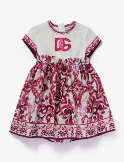 Dolce & Gabbana Floral-print Stretch-cotton Dress 6-18 Months