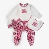 Dolce & Gabbana Kittutinaml Graphic-print Cotton-jersey Three Piece Set 3-9 Months