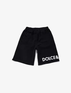 Dolce & Gabbana Bermuda Logo-print Cotton-jersey Shorts 8-12 Years
